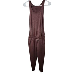 Patagonia Seabrook Maroon Heathered‎ Drawstring Jumpsuit Nwot Size Xs